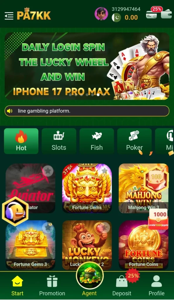 PA7KK Game